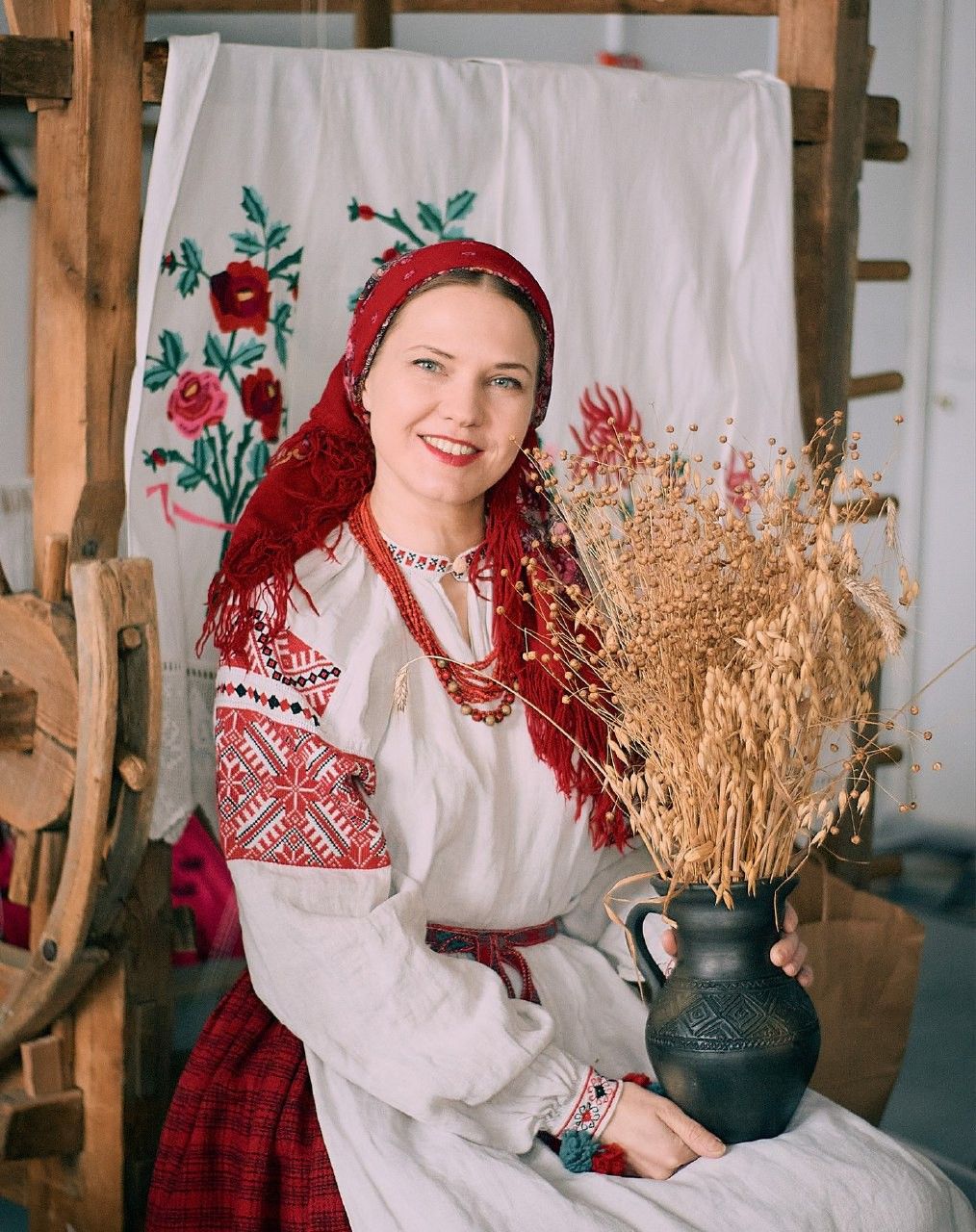 Women in Slavic costumes in Ranchi