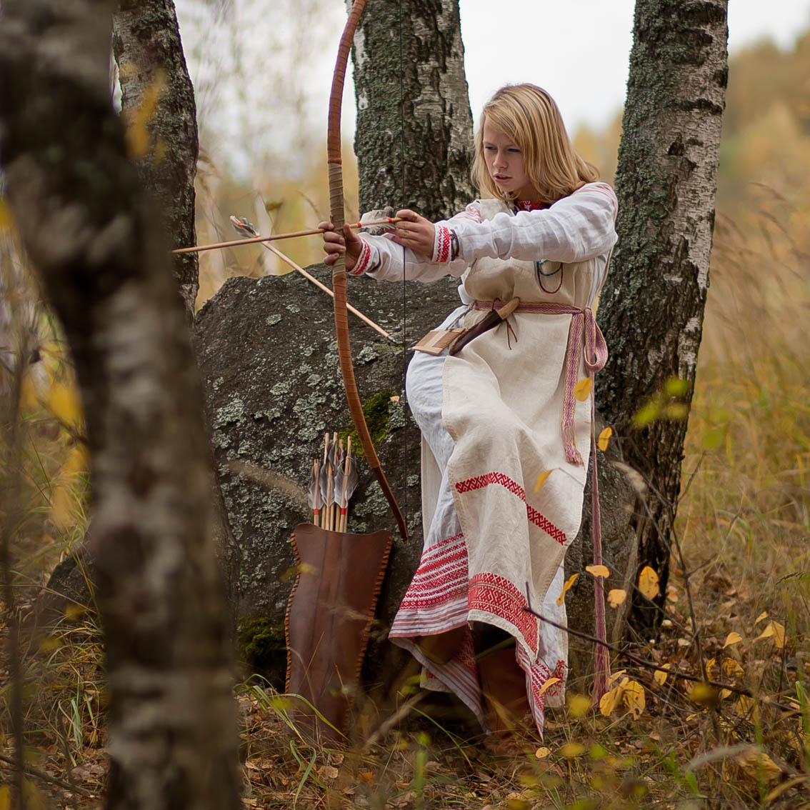 Sexy photo Girls in Slavic costumes in Ranchi